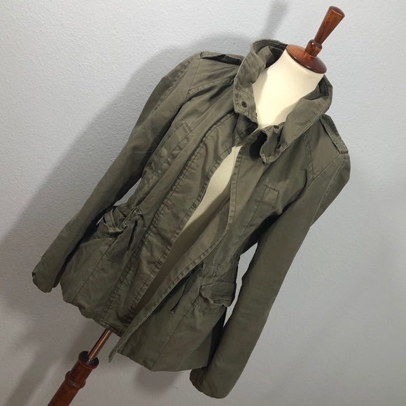 Gap Cotton Funnel Utility Jacket {kale} - Picture 4 of 8